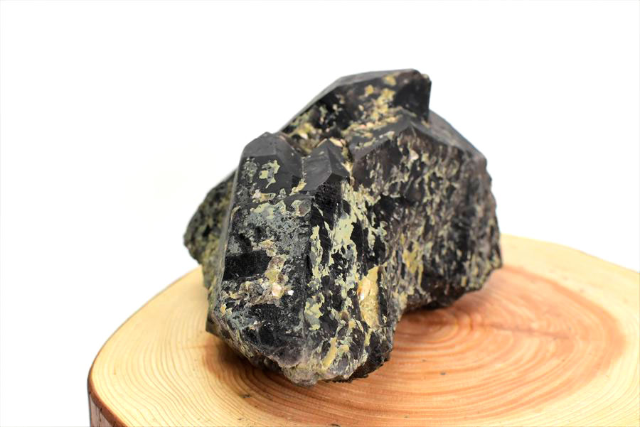 黒水晶 モリオン クラスター 約2.34kg 原石 中国 山東省五蓮産 単結晶