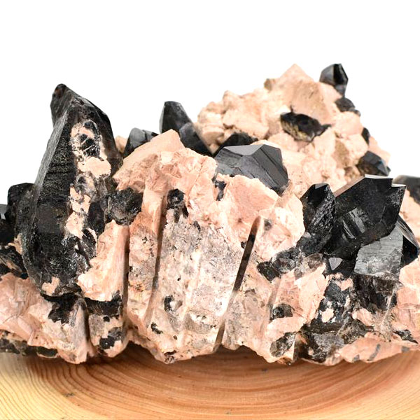 黒水晶 モリオン クラスター 約3.18kg 原石 中国 山東省五蓮産 単結晶