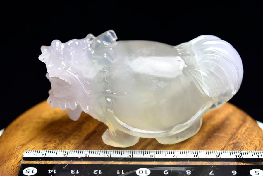 綺麗　天然石 フローライト ライオン 龍亀 綺麗 天然石 フローライト ライオン 龍亀