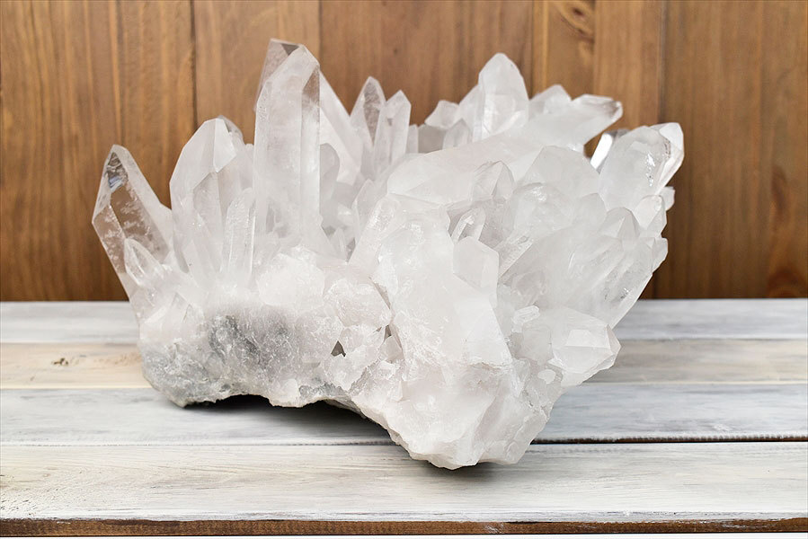 水晶 クラスター 特大サイズ (約12.76kg) ブラジル バイーア州産 原石