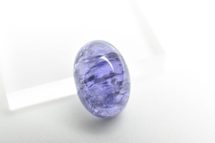 タンザナイト AAA カボション【約1.9g(9.5ct)】ルース タンブル ゆう