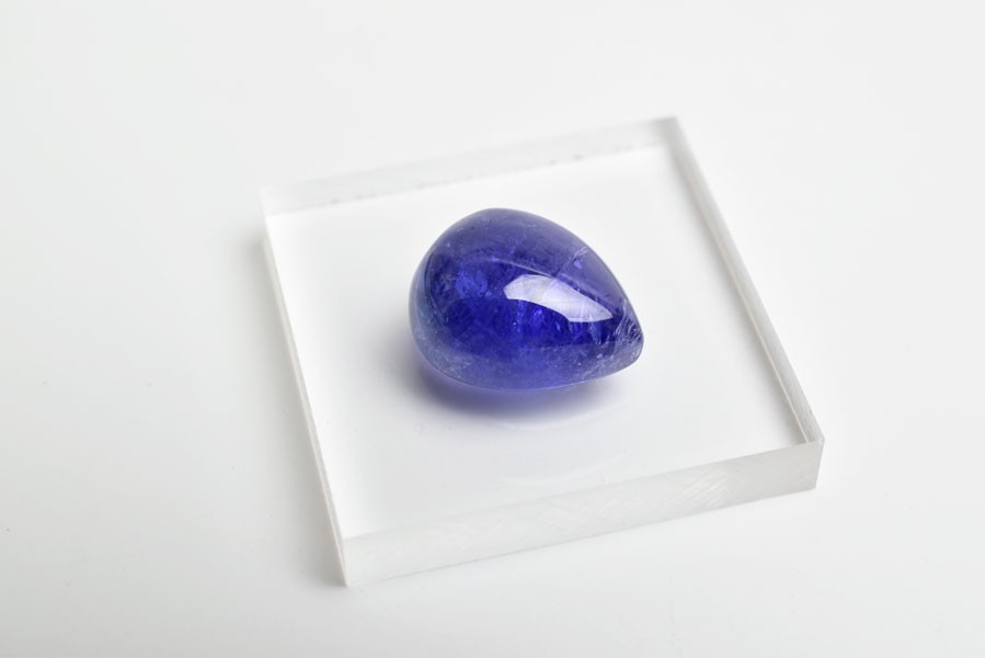 タンザナイト AAAA □訳あり□【約2.5g(12.5ct)】カボション ルース