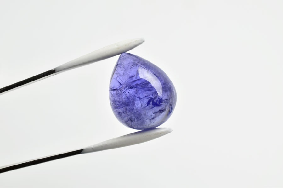 タンザナイト AAAA □訳あり□【約2.5g(12.5ct)】カボション ルース