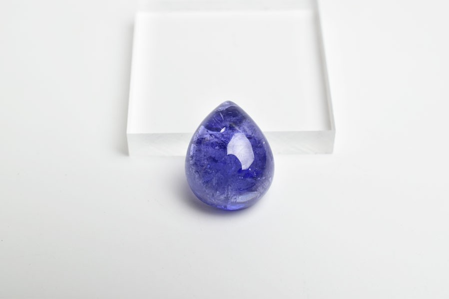 タンザナイト AAAA □訳あり□【約2.5g(12.5ct)】カボション ルース