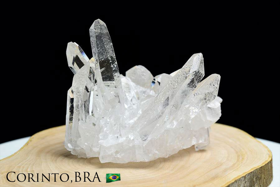 プレミアムグレード 水晶 クラスター (約149.5g) 原石 ブラジル