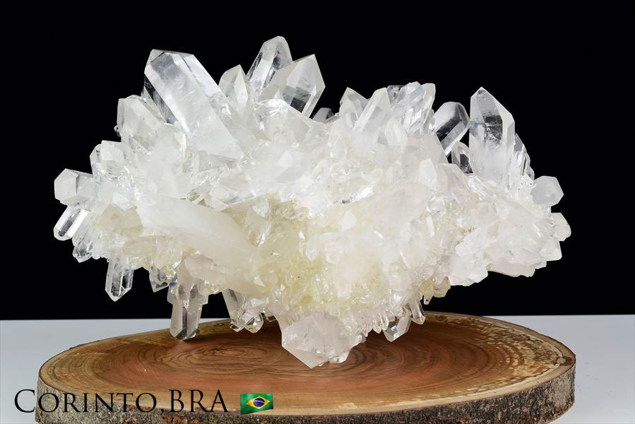 大きめサイズ 水晶 クラスター (約3.5kg) 原石 ブラジル コリント産 