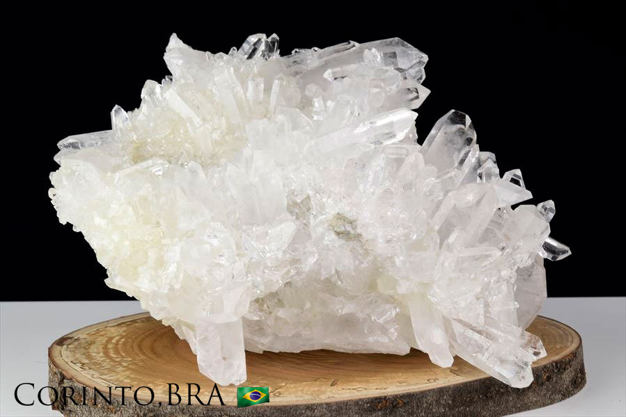 Corinto crystal / ミナスジェライス州コリント産水晶L - 30：複数コンパニオン        