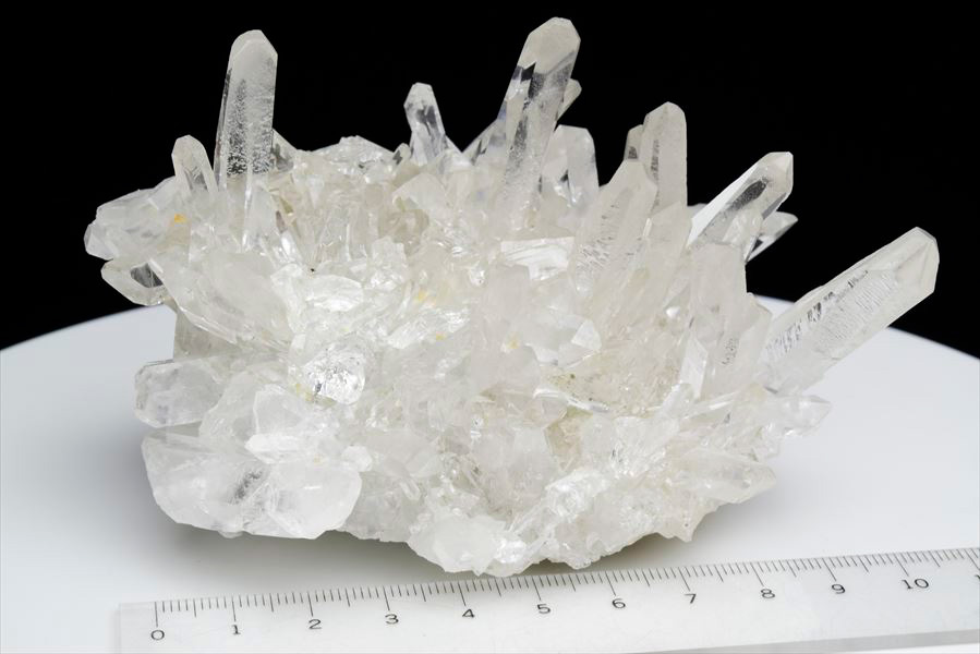 EXグレード 水晶 クラスター (約443g) 原石 ブラジル コリント産