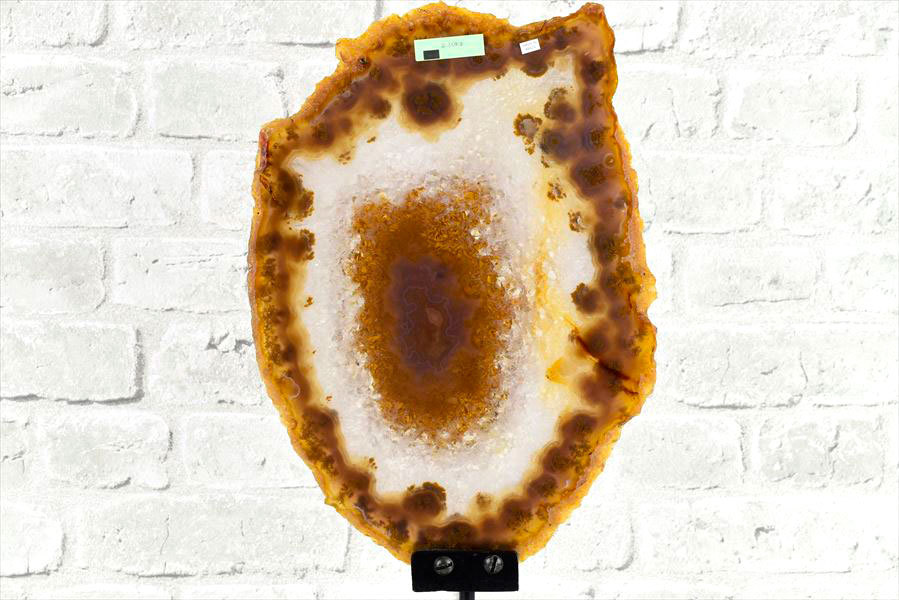 アゲート 瑪瑙 スライス (最大径：約422mm) 超大判サイズ 無染色