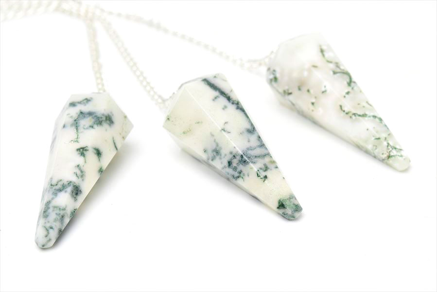 ツリーアゲート モスアゲート ダウジング ペンデュラム 振り子 天然石 パワーストーン