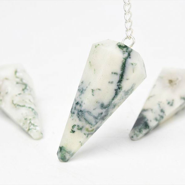 ツリーアゲート モスアゲート ダウジング ペンデュラム 振り子 天然石 パワーストーン