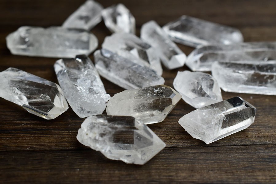 水晶 単結晶 AAAA (約100gセット) ミニポイント アソートセット 原石 