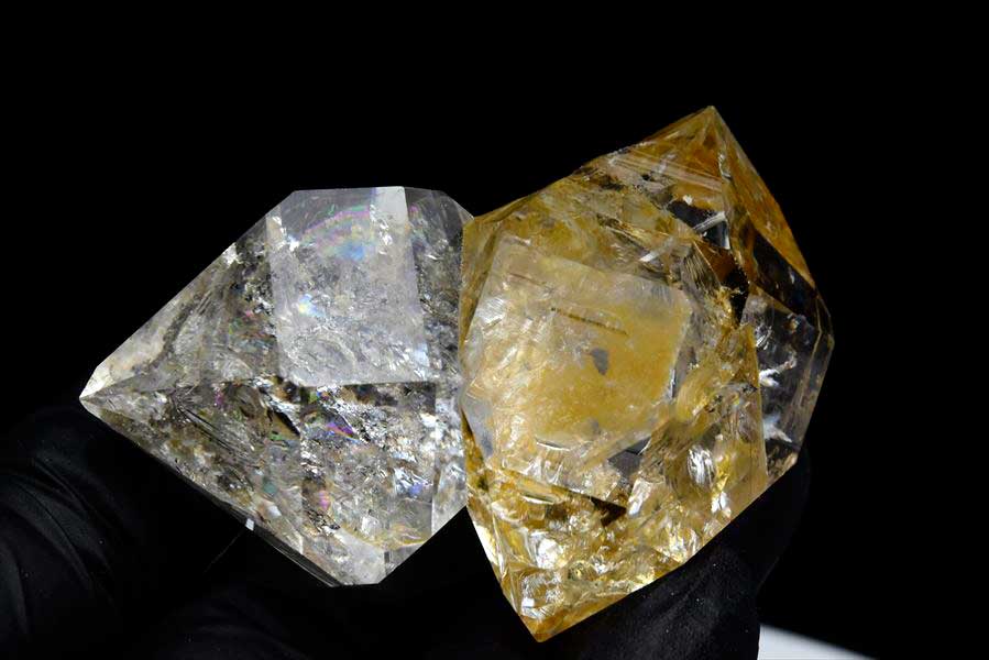 ハーキマーダイヤモンド 結晶 大粒 (約82.7g) 原石 アメリカ