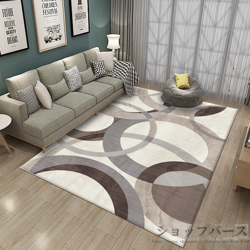 カーペット ラグ 北欧 おしゃれ 200×300cm 3畳 ラグマット 洗える カーペット 厚手 サークル ポリエステル ホットカーペット対応 カバー 北欧風 洗える | ブランド登録なし | 10