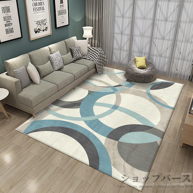 カーペット ラグ 北欧 おしゃれ 200×300cm 3畳 ラグマット 洗える カーペット 厚手 サークル ポリエステル ホットカーペット対応 カバー 北欧風 洗える | ブランド登録なし | 13