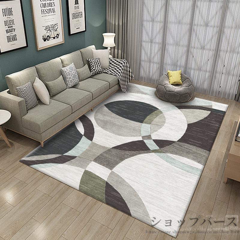 カーペット ラグ 北欧 おしゃれ 200×300cm 3畳 ラグマット 洗える カーペット 厚手 サークル ポリエステル ホットカーペット対応 カバー 北欧風 洗える | ブランド登録なし | 15