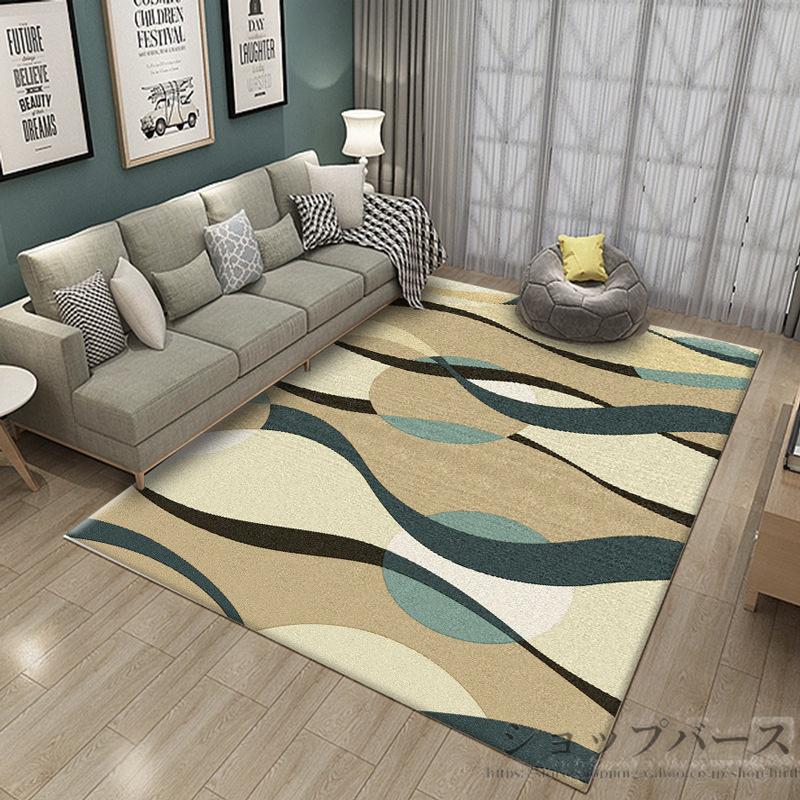 カーペット ラグ 北欧 おしゃれ 200×300cm 3畳 ラグマット 洗える カーペット 厚手 サークル ポリエステル ホットカーペット対応 カバー 北欧風 洗える | ブランド登録なし | 16