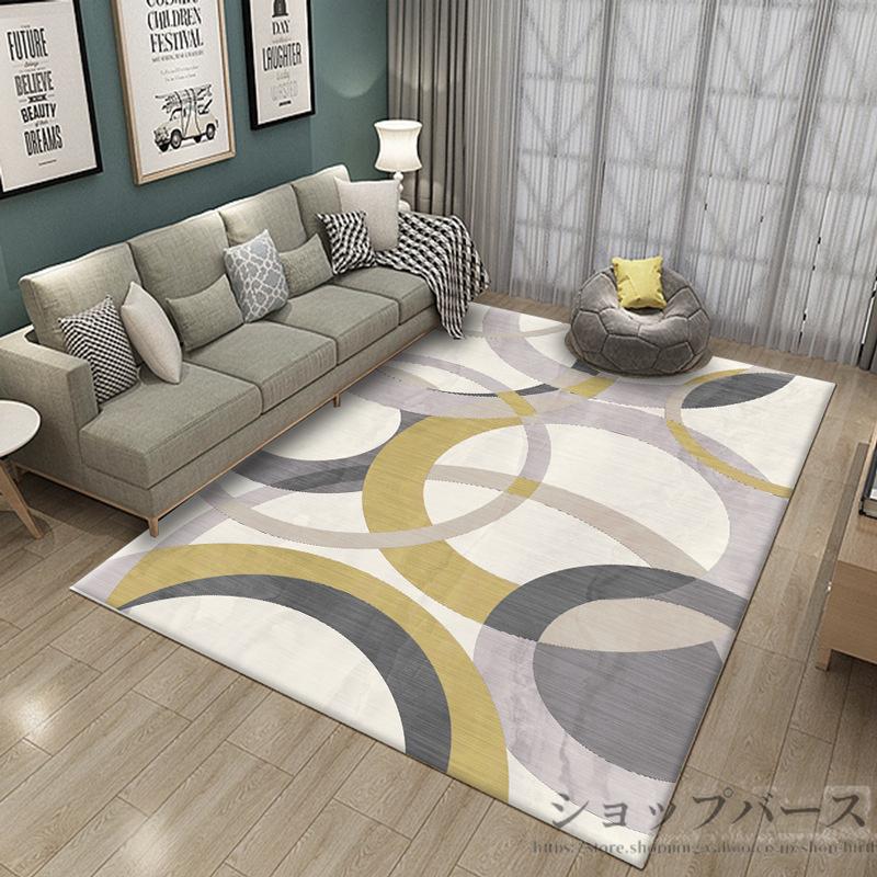 カーペット ラグ 北欧 おしゃれ 200×300cm 3畳 ラグマット 洗える カーペット 厚手 サークル ポリエステル ホットカーペット対応 カバー 北欧風 洗える | ブランド登録なし | 09