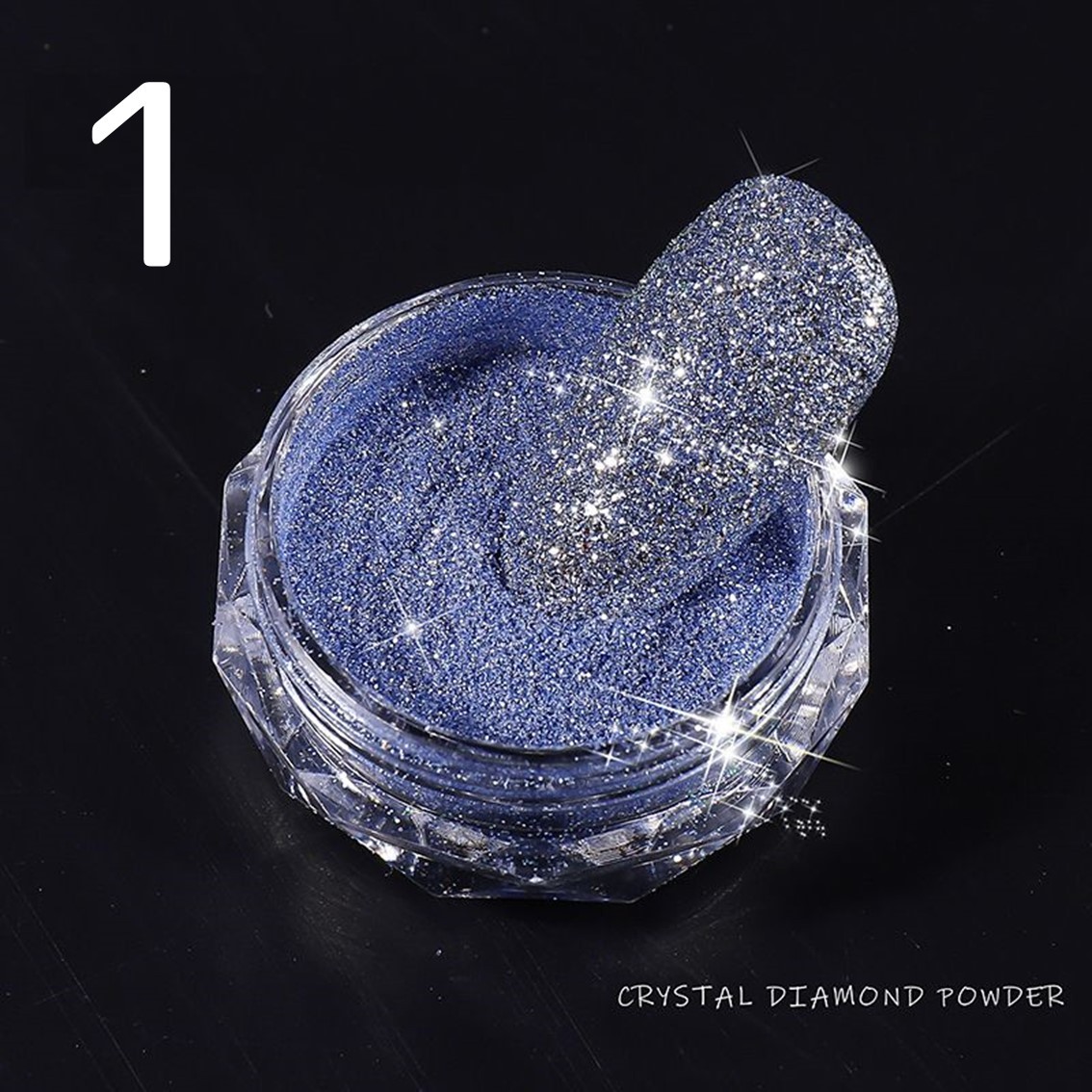 ダイアモンド　パウダー　25ct 5グラム　ダイアモンドマニキュア用に最適 ダイヤモンドパウダー配合のネイルトップコート「DIAMOND NAIL