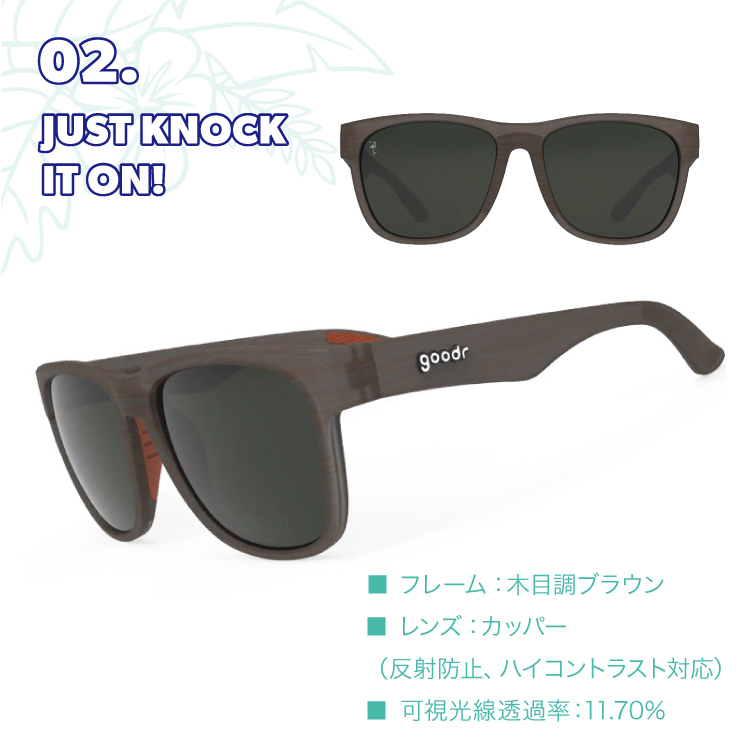グダー サングラス BFG goodr | スポーツサングラス 偏光レンズ