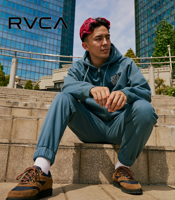RVCA ルーカ NEW STCK WRWB セットアップ スウェット メンズ 上下セット 男性 ジャージ ルームウェア カジュアル | RVCA