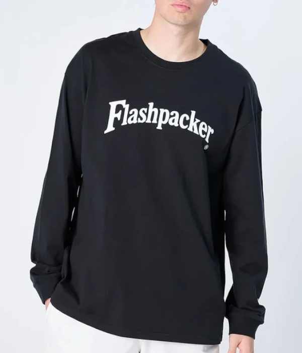 FLASH PACKER フラッシュパッカー XLT-CLC ロングスリーブTシャツ メンズ 長袖 ロゴ カジュアル スポーツ カットソー シンプル | FLASH PACKER | 01