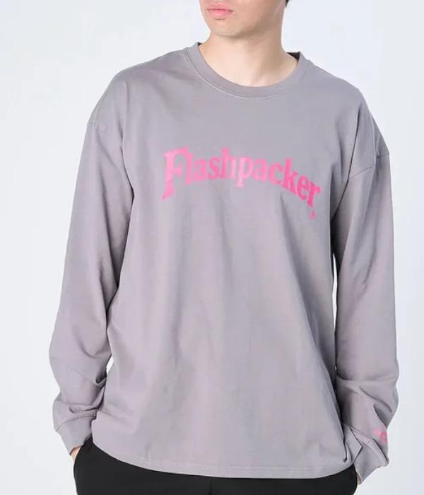 FLASH PACKER フラッシュパッカー XLT-CLC ロングスリーブTシャツ メンズ 長袖 ロゴ カジュアル スポーツ カットソー シンプル | FLASH PACKER | 03