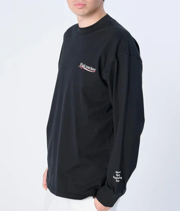 FLASH PACKER フラッシュパッカー XSMLT-WV セミモックネック ロングスリーブTシャツ メンズ 長袖 ロゴ カジュアル スポーツ カットソー シンプル | FLASH PACKER | 04