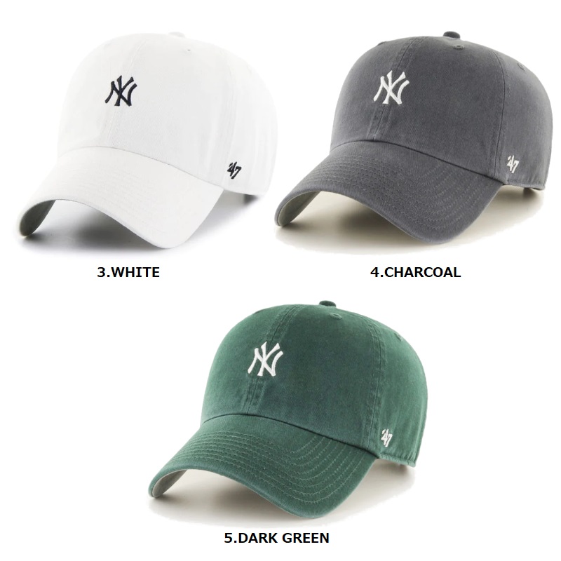 47 キャップ ヤンキース CAP キャップ 帽子 MLB クリーンナップ ベースランナー NY ニューヨーク Yankees CLEAN UP | 47 | 06