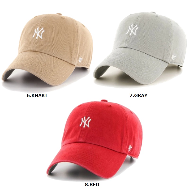 47 キャップ ヤンキース CAP キャップ 帽子 MLB クリーンナップ ベースランナー NY ニューヨーク Yankees CLEAN UP | 47 | 07