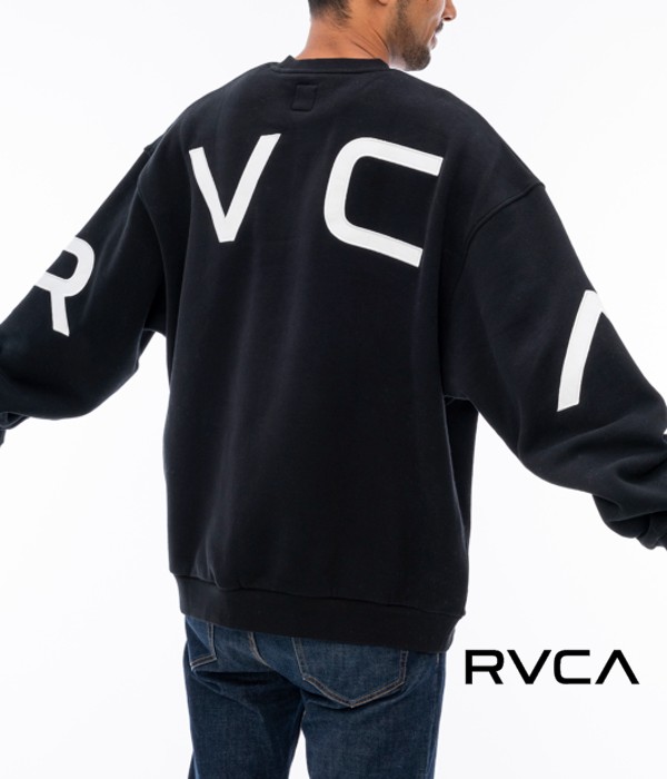 RVCA ルーカ ビッグロゴスウェット トレーナー 長袖 メンズ ルーズ