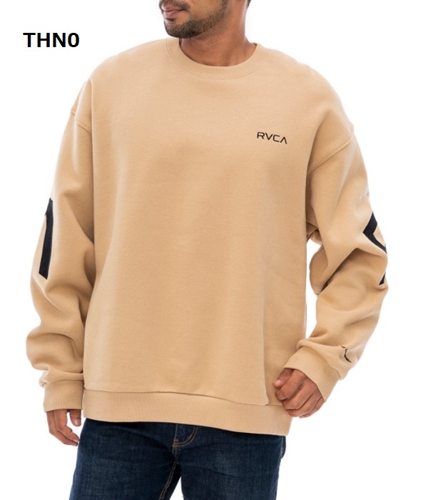RVCA ルーカ ロゴスウェット トレーナー ルーズ オーバーサイズ RVCA ルーカ ビッグロゴスウェット トレーナー 長袖 メンズ