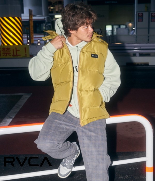 RVCA ルーカ 中綿ベスト メンズ ダウンベスト 秋冬 防寒 アウター