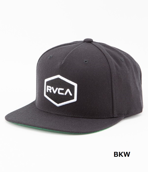 RVCA ルーカ ロゴストレートキャップ 帽子 スナップバック フリーサイズ カジュアル ストリート...