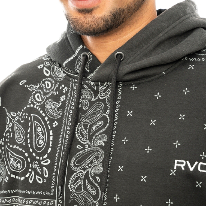 RVCA ルーカ PATCHWORK BANDANA HOODIE パーカー フーディ スウェット メンズ ボア バンダナ 総柄 撥水 防風 カジュアル スポーツ | RVCA | 13