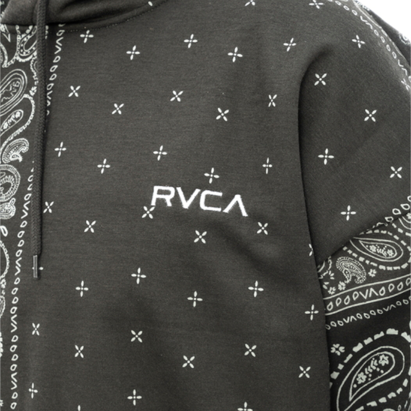 RVCA ルーカ PATCHWORK BANDANA HOODIE パーカー フーディ スウェット メンズ ボア バンダナ 総柄 撥水 防風 カジュアル スポーツ | RVCA | 14