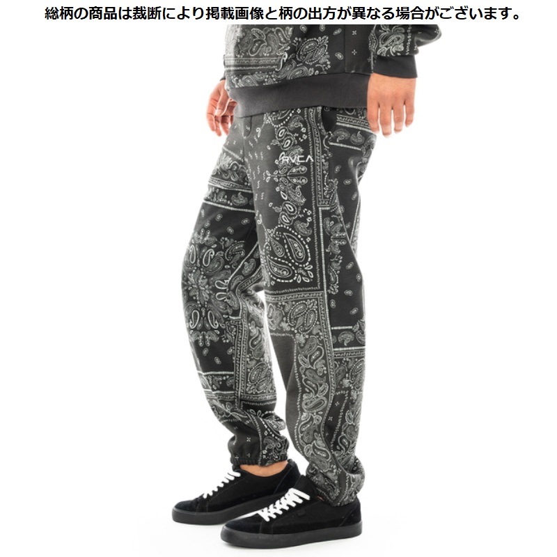 RVCA ルーカ PATCHWORK BANDANA SWEAT PANTS スウェットパンツ メンズ 男性 カジュアル スポーツ バンダナ 総柄 防風 撥水 | RVCA | 11