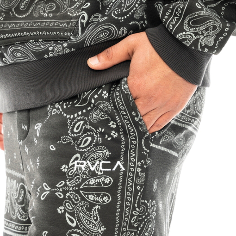 RVCA ルーカ PATCHWORK BANDANA SWEAT PANTS スウェットパンツ メンズ 男性 カジュアル スポーツ バンダナ 総柄 防風 撥水 | RVCA | 14