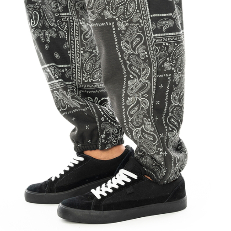 RVCA ルーカ PATCHWORK BANDANA SWEAT PANTS スウェットパンツ メンズ 男性 カジュアル スポーツ バンダナ 総柄 防風 撥水 | RVCA | 16