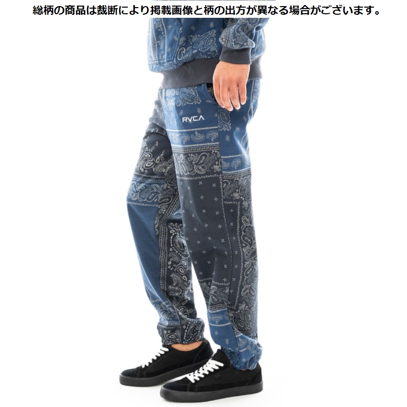RVCA ルーカ PATCHWORK BANDANA SWEAT PANTS スウェットパンツ メンズ 男性 カジュアル スポーツ バンダナ 総柄 防風 撥水 | RVCA | 09