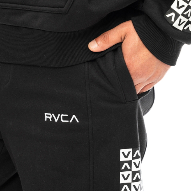 新品 RVCA ルーカ M チェック イージー パンツ ブラウン be04b709-blk_1.jpg