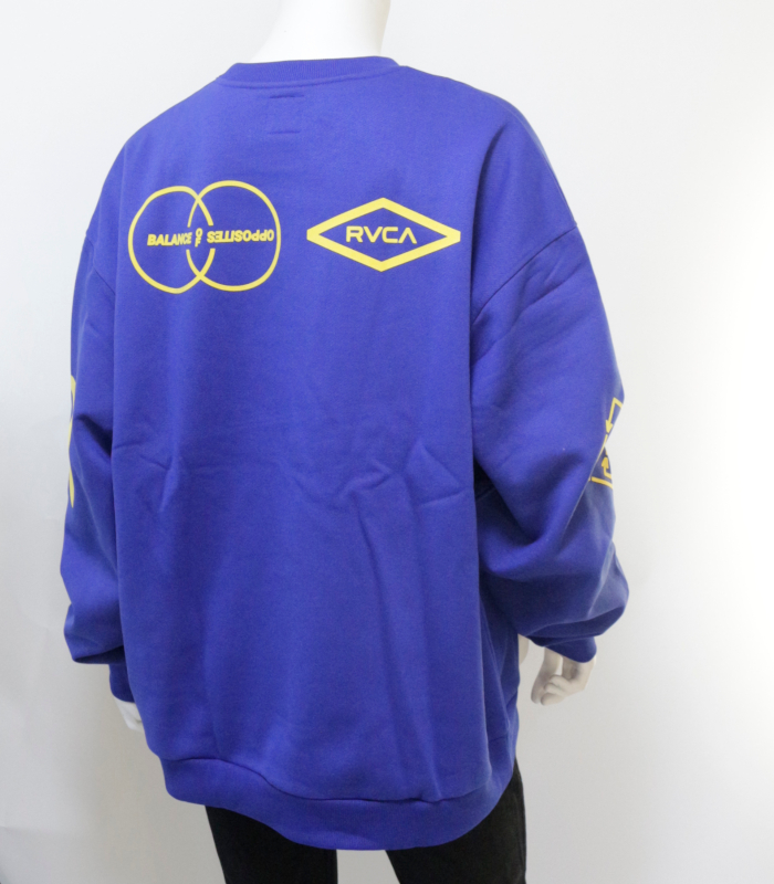 RVCA ルーカ STACKHOUSE CR トレーナー ユニセックス スウェット 長袖 カジュアル ストリート オーバーサイズ ルーズシルエット | RVCA | 11