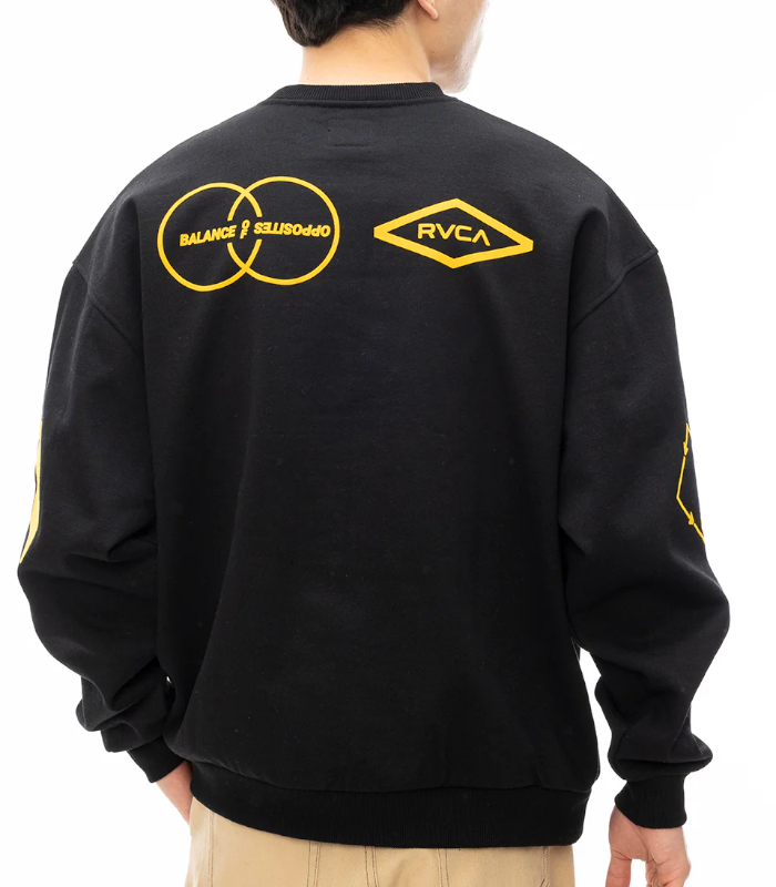 RVCA ルーカ STACKHOUSE CR トレーナー ユニセックス スウェット 長袖 カジュアル ストリート オーバーサイズ ルーズシルエット | RVCA | 05