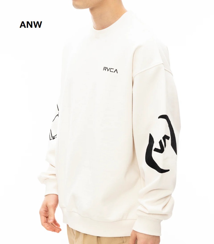 RVCA ルーカ STACKHOUSE CR トレーナー ユニセックス スウェット