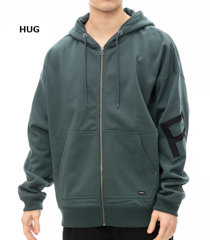 RVCA ルーカ ジップパーカー ユニセックス スウェット オーバーサイズ フーディ ルーズシルエット カジュアル ストリート | RVCA | 05