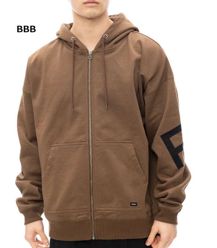 RVCA ルーカ ジップパーカー ユニセックス スウェット オーバーサイズ フーディ ルーズシルエット カジュアル ストリート | RVCA | 04