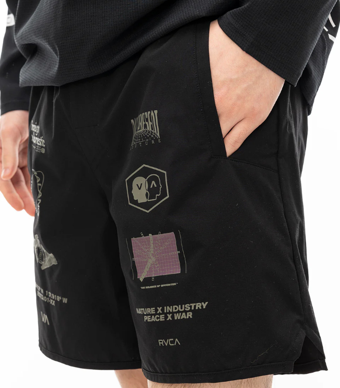 RVCA ルーカ MULTI YOGGER SHORTS ウォークパンツ メンズ 短パン ショートパンツ 男性 スポーツ ジム トレーニング 運動 ウォーキング ランニング | RVCA | 07