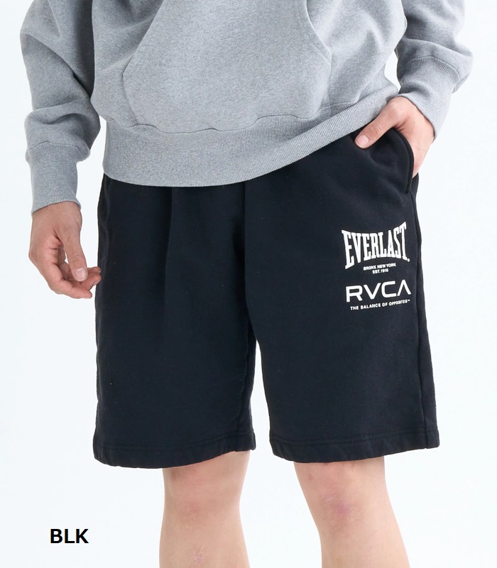 RVCA SPORT ルーカ スポーツ RVCA×EVERLAST SHORTS ショートパンツ メンズ スウェット ハーフパンツ ジャージ 短パン カジュアル ルームウェア | RVCA | 01