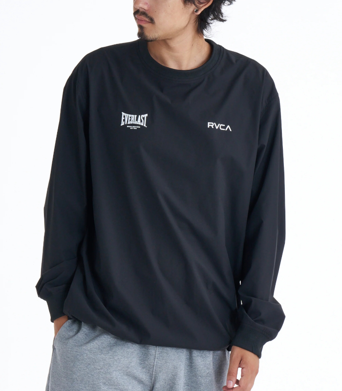 RVCA SPORT ルーカ スポーツ RVCA×EVERLAST CREW TEE ロンT 長袖 シャカシャカ Tシャツ カジュアル スポーツ | RVCA | 01