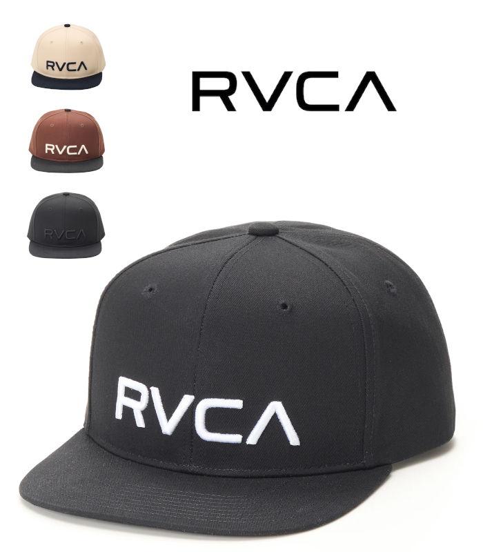 RVCA ルーカ RVCA TWILL SNAPBACK ストレートキャップ ユニセックス 帽子 カジュアル ストリート フリーサイズ メンズ レディース | RVCA